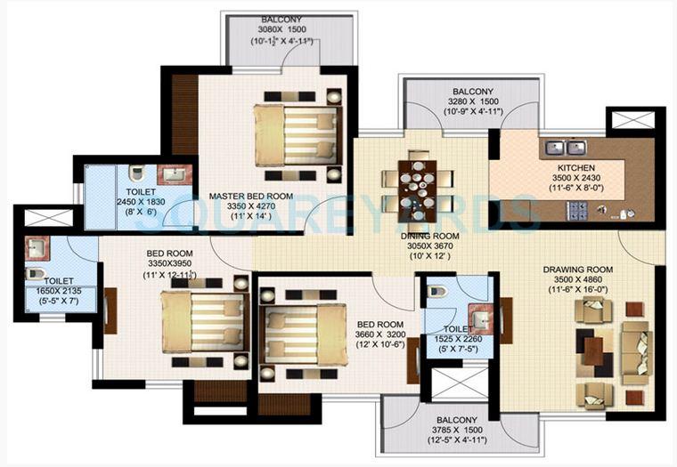 Sidhartha NCR One — floor plan 2