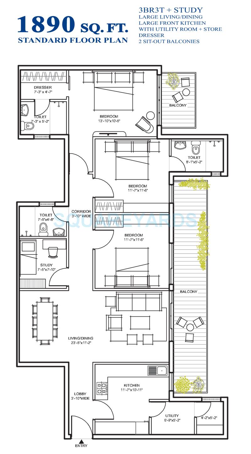Spire South — floor plan 5
