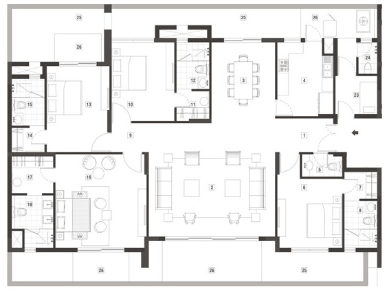 Vatika Sovereign Park — floor plan 11