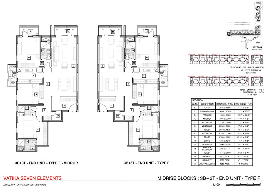 Vatika Seven Elements — floor plan 2