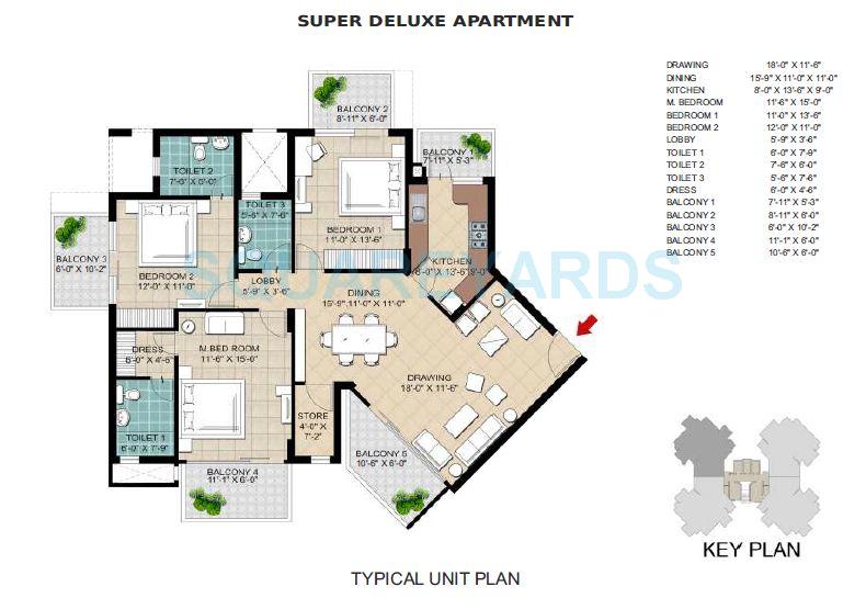 Ramprastha AWHO — floor plan 3