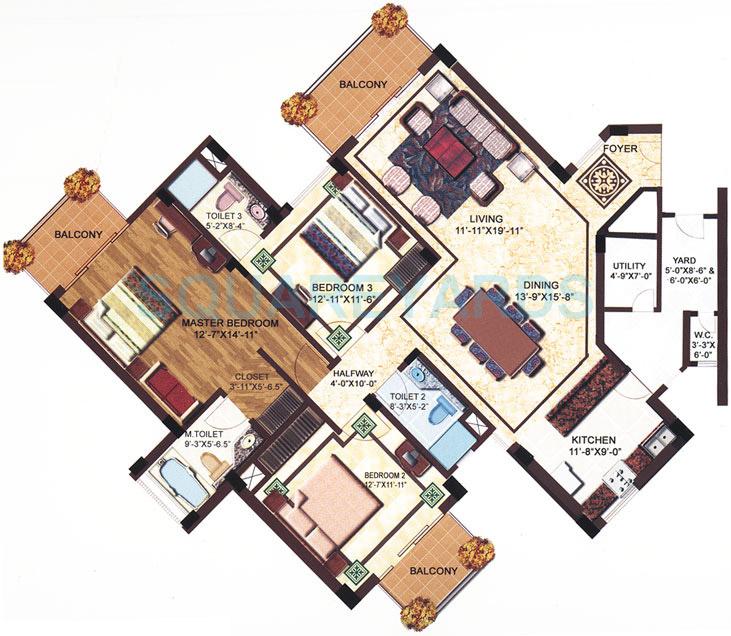 SS Delight and Splendours — floor plan 2