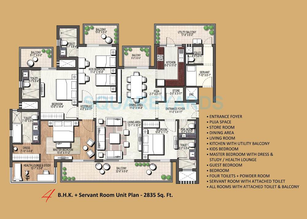 Assotech Orion Tower — floor plan 2