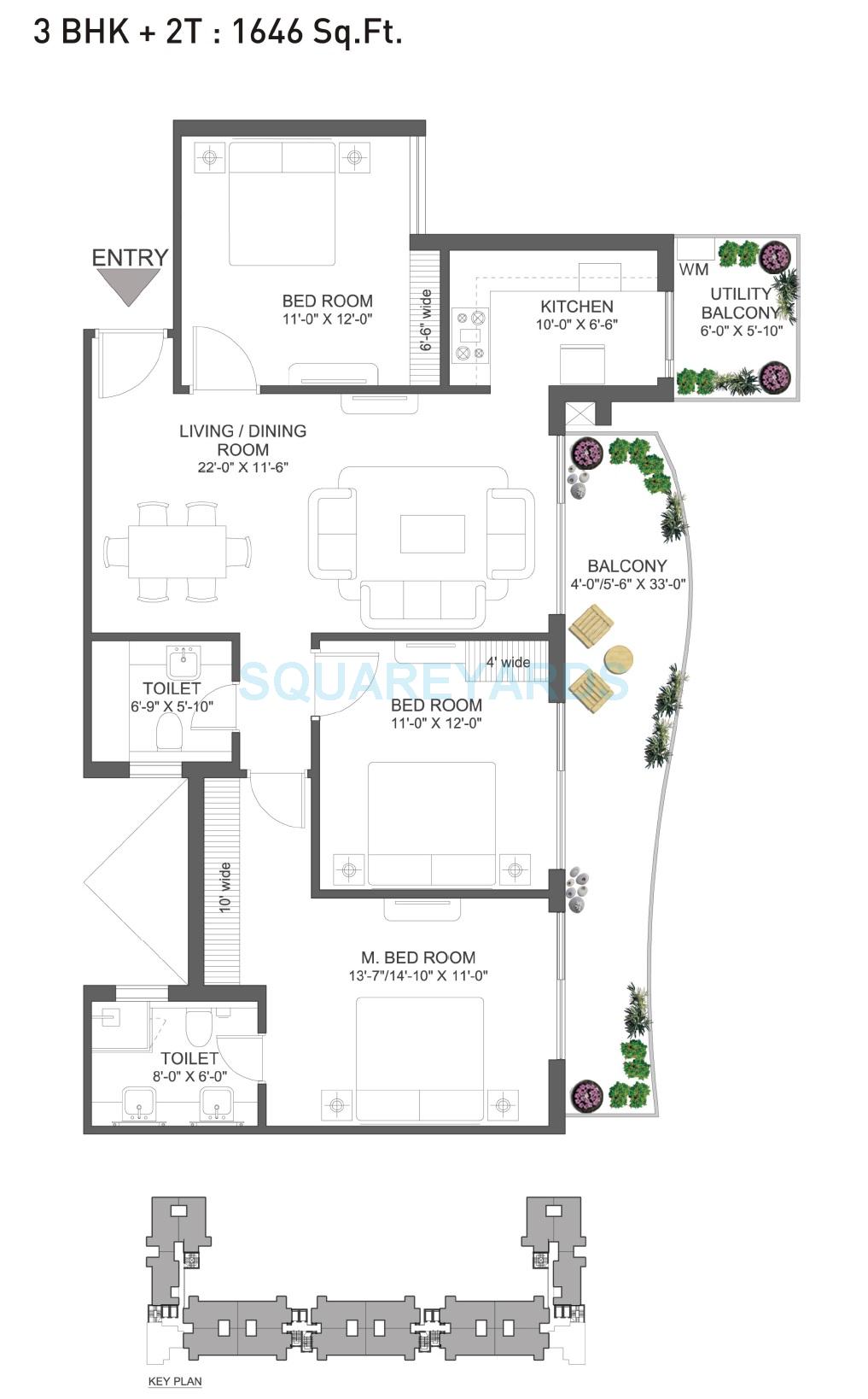 BPTP Park Sentosa — floor plan 3