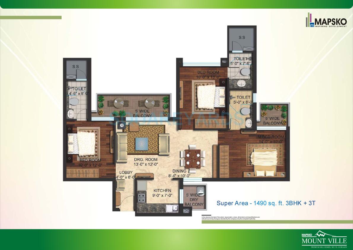 Mount Ville — floor plan 1