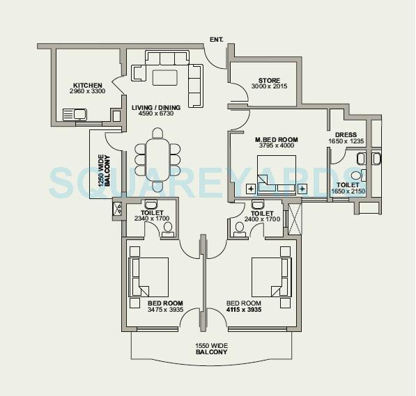 NBCC Green View — floor plan 2