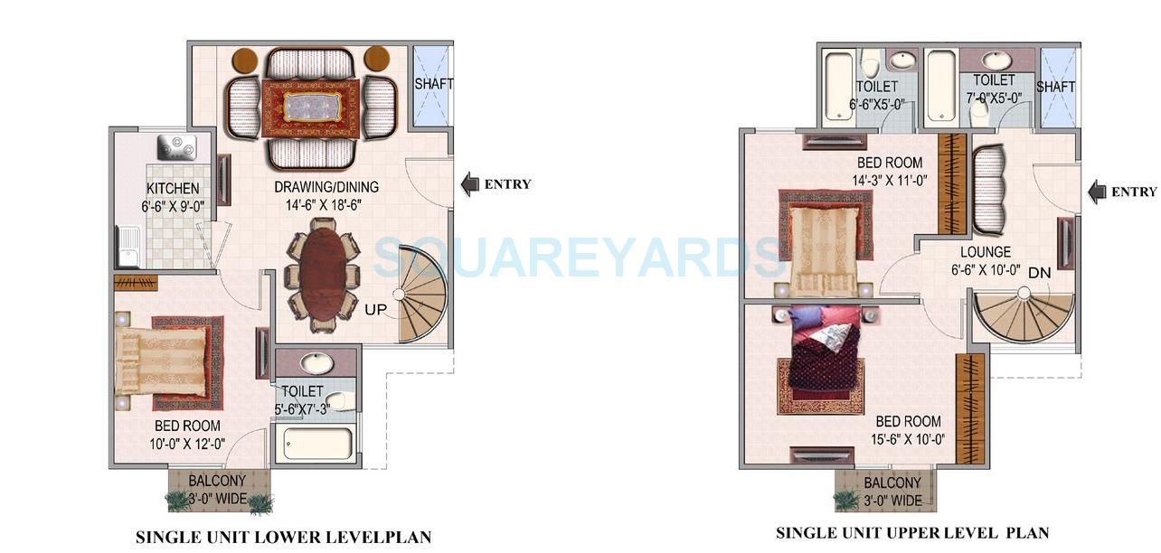 Dhingra Gemini Grove — floor plan 1