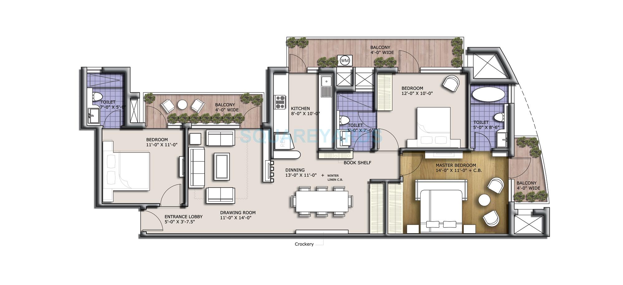 BPTP Discovery Park — floor plan 5