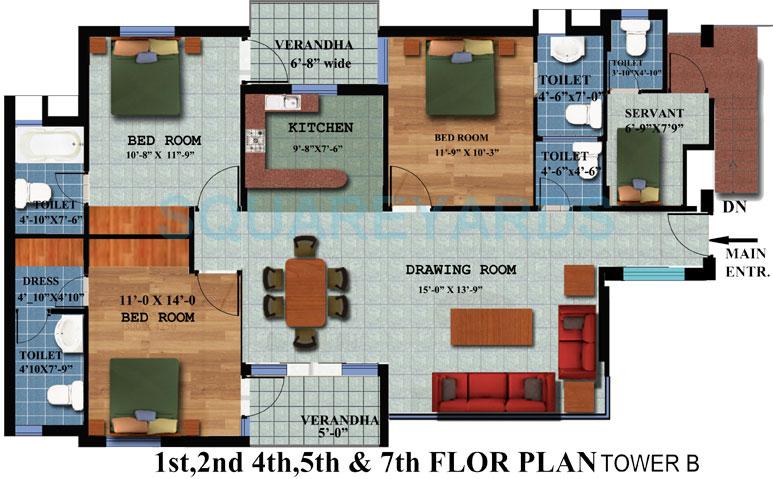 Achievers Status Enclave — floor plan 4