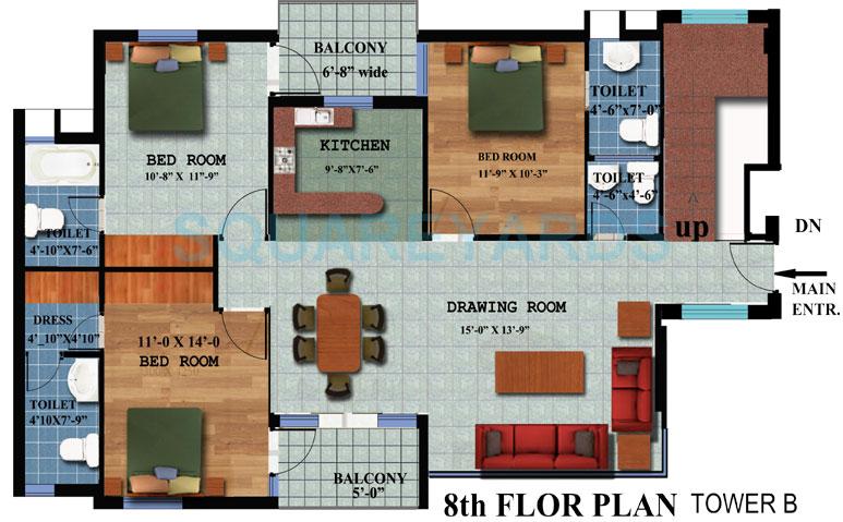 Achievers Status Enclave — floor plan 5