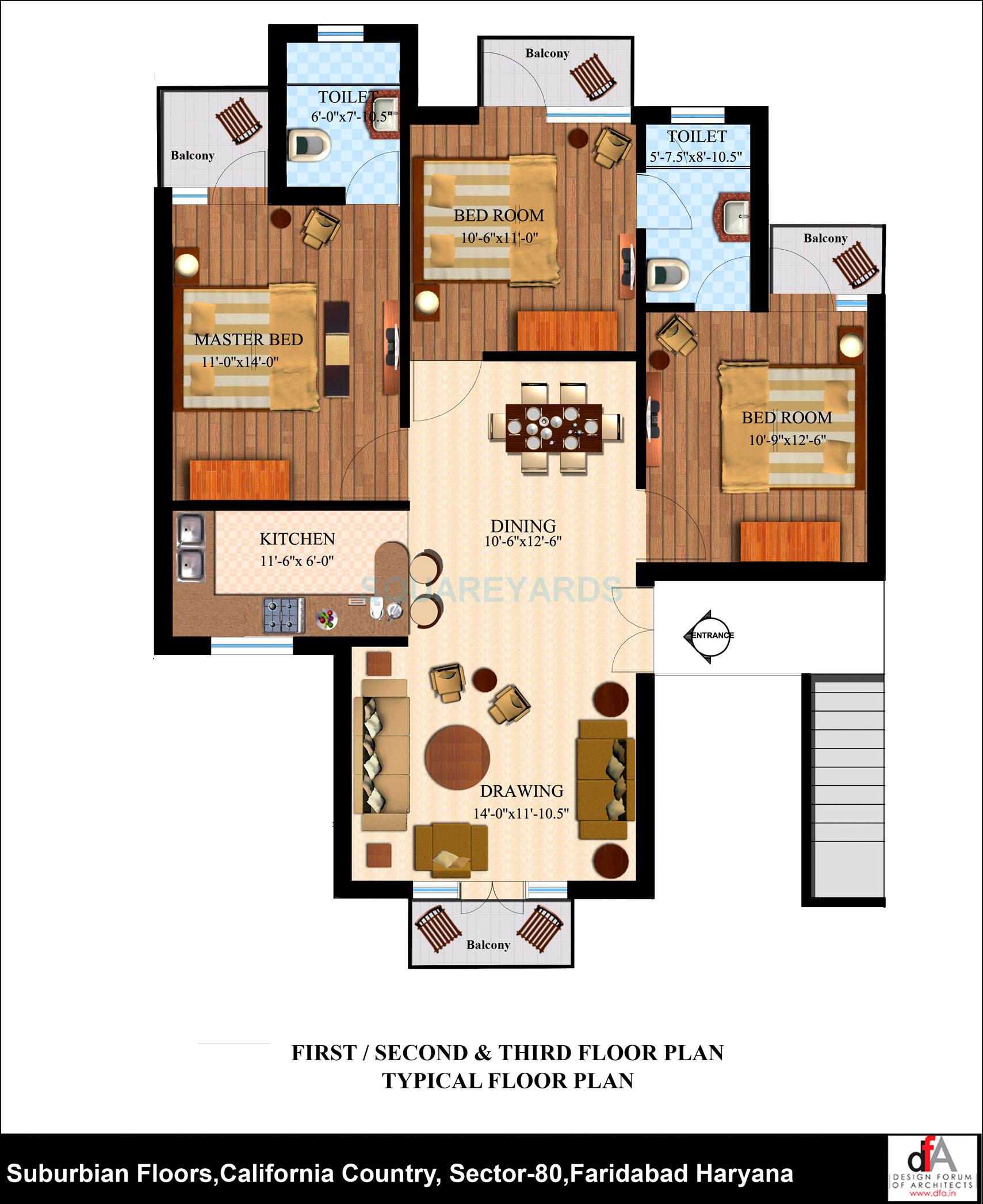 Dhingra Suburbian Floors — floor plan 1