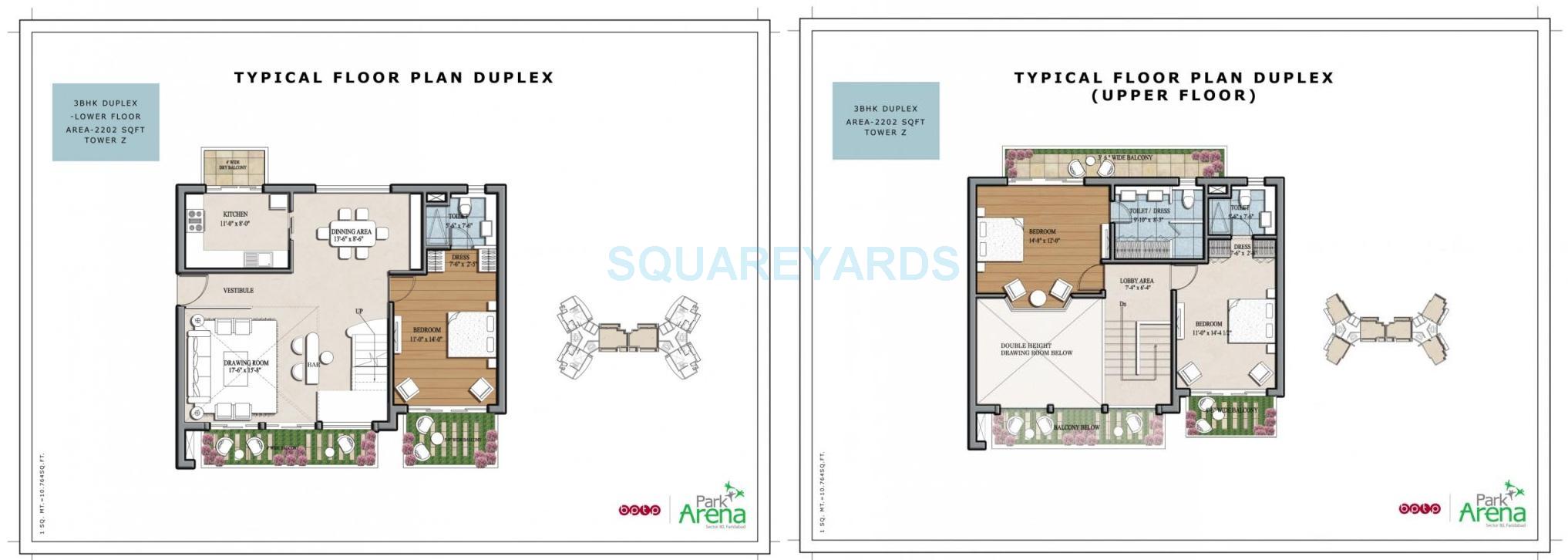 BPTP Park Arena — floor plan 9