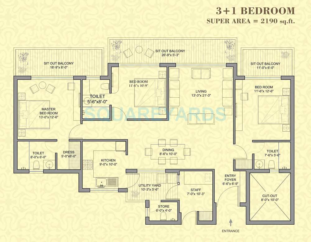 Landmark Imperial Heights — floor plan 1