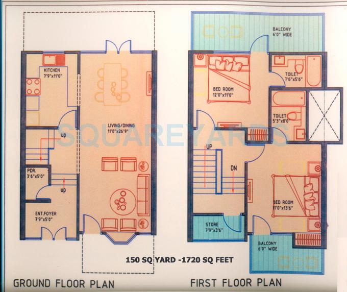 Ferrous City II - Beverly Villas — floor plan 1