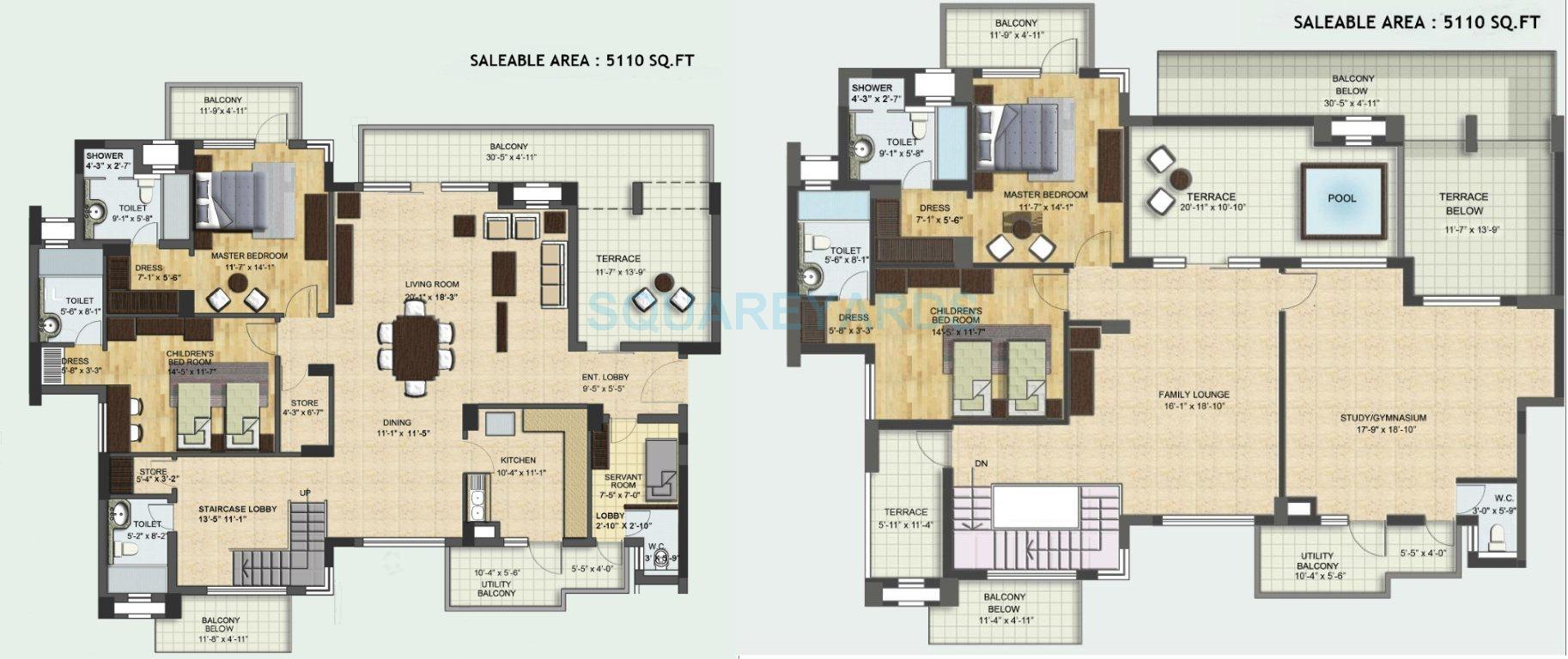 BPTP Park Grandeura — floor plan 15