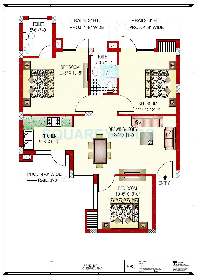 GPM Bloosom Greens — floor plan 3