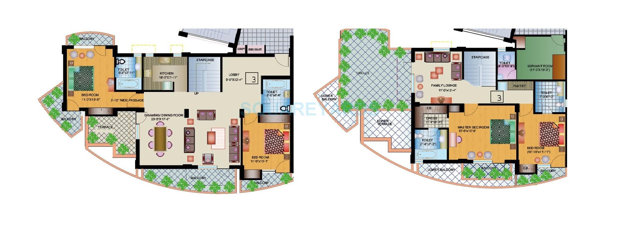 Ansal Crown Heights — floor plan 4