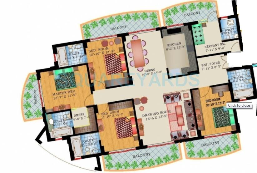 Ansal Crown Heights — floor plan 5