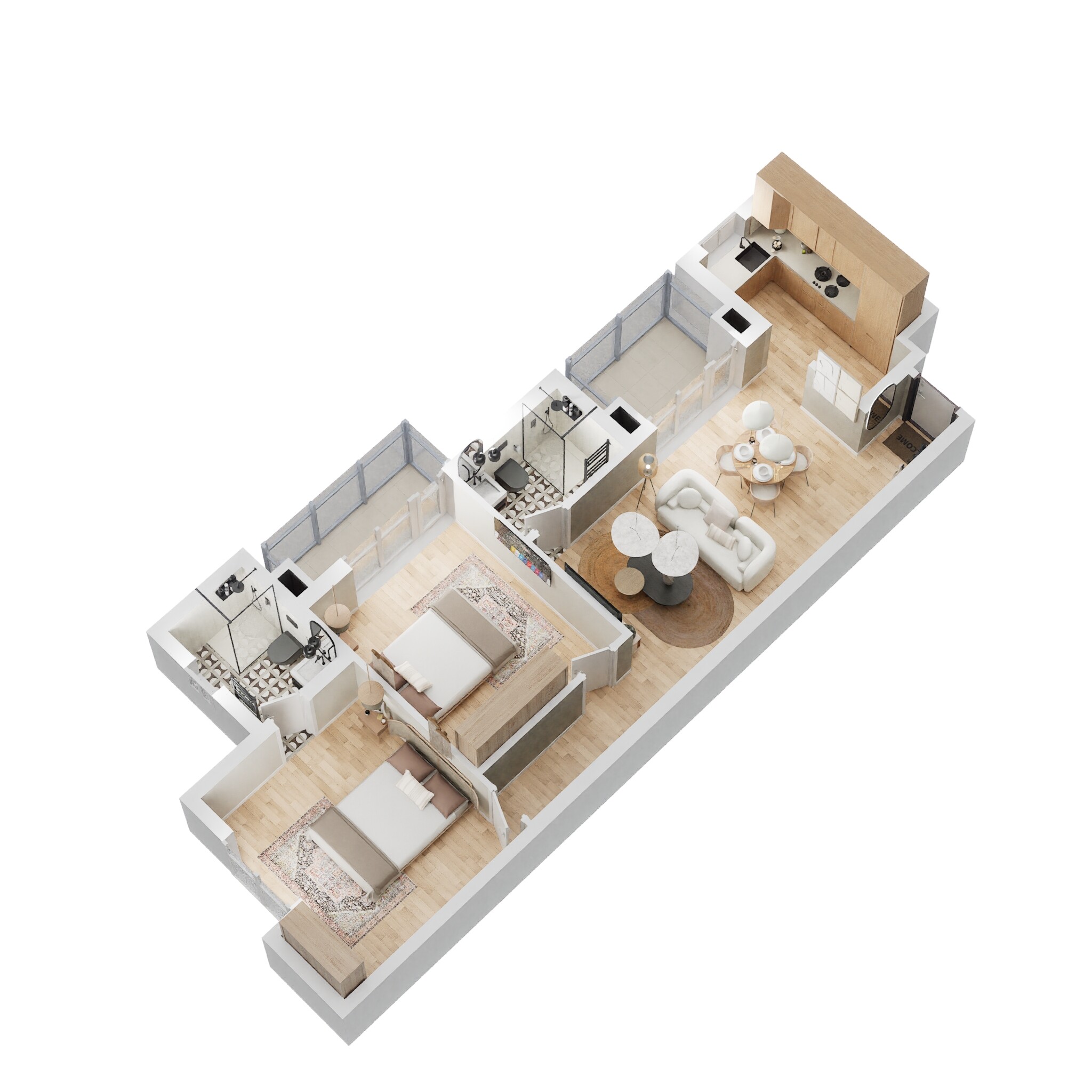 BPTP Park Floors II — floor plan 2