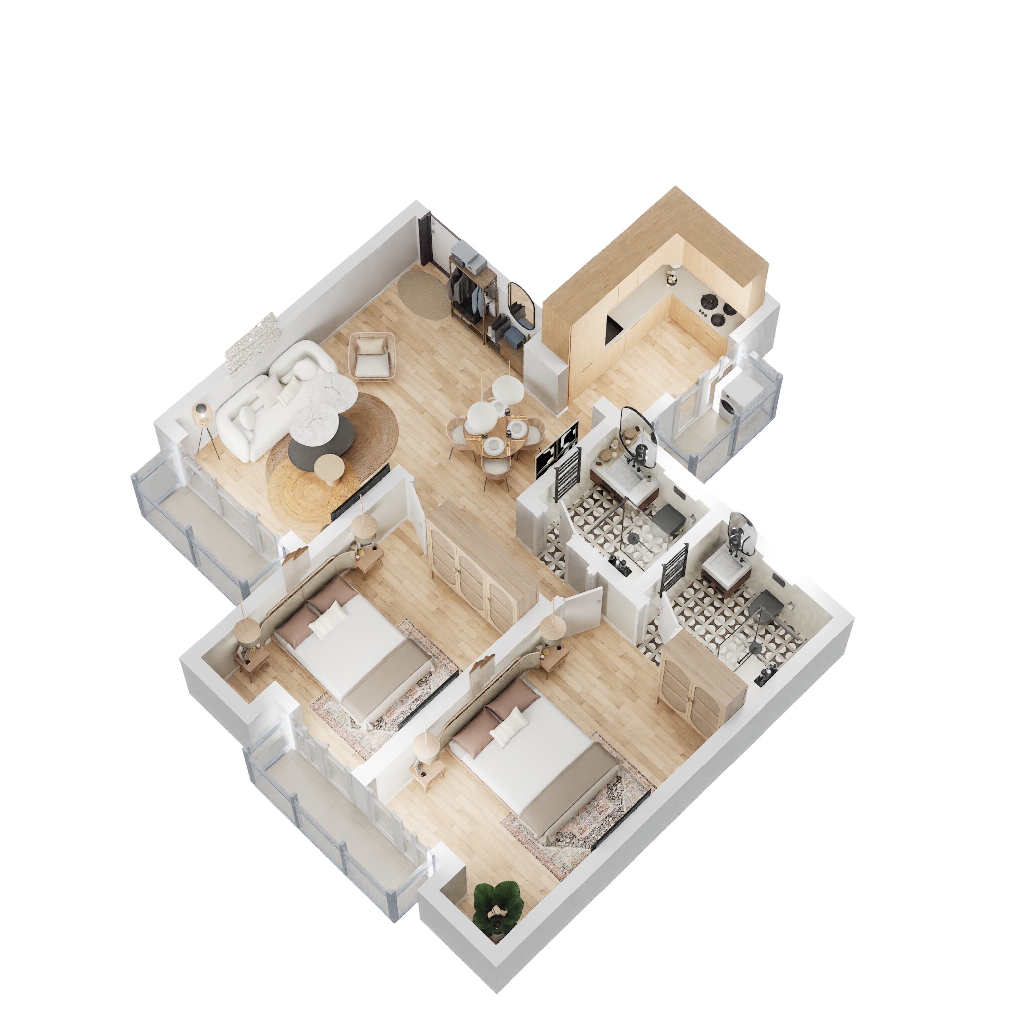 BPTP Park Floors II — floor plan 4