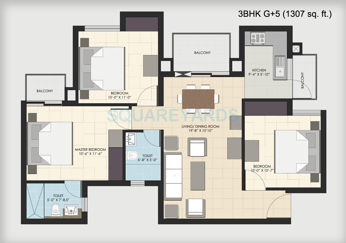 BPTP Park Floors II — floor plan 8