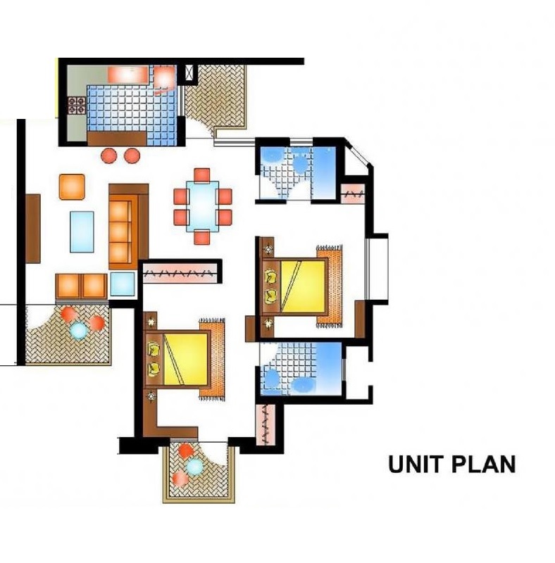 Piyush Heights — floor plan 1