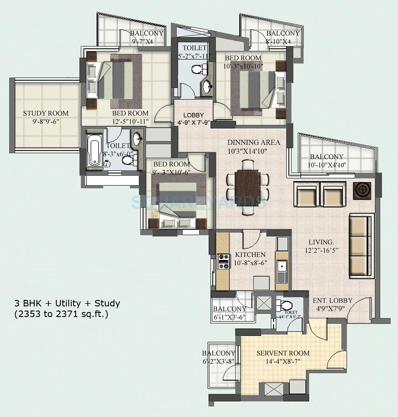 BPTP Princess Park — floor plan 5