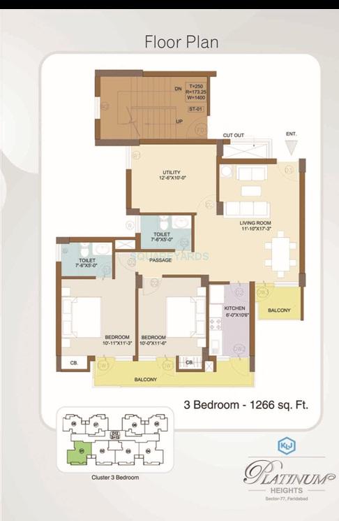 KLJ Platinum Heights — floor plan 2