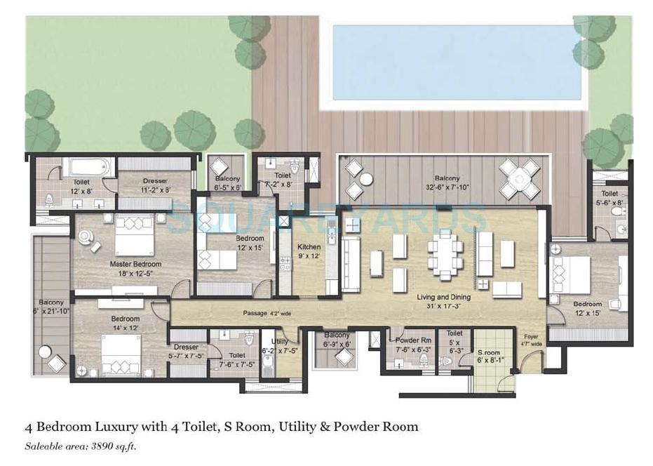 Puri Aanandvilas — floor plan 6