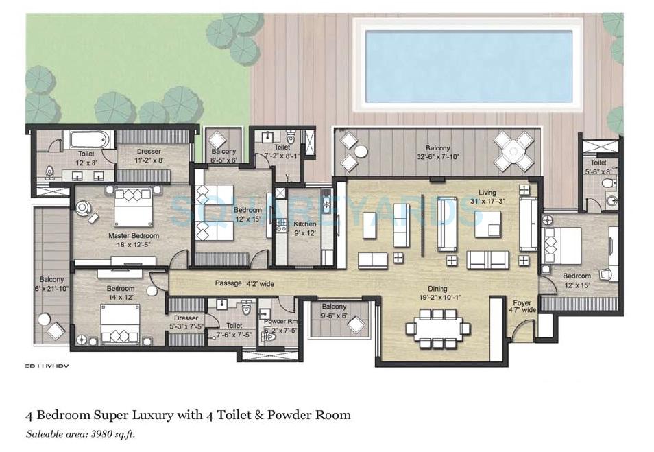 Puri Aanandvilas — floor plan 7