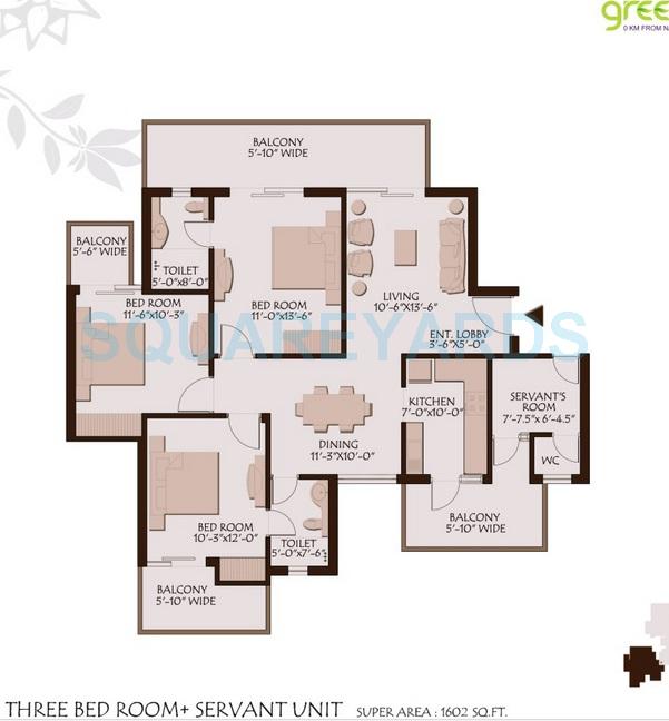 KLJ Greens — floor plan 2
