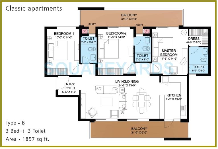 Puri Pranayam — floor plan 1