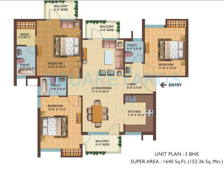 Omaxe Hills-II — floor plan 1