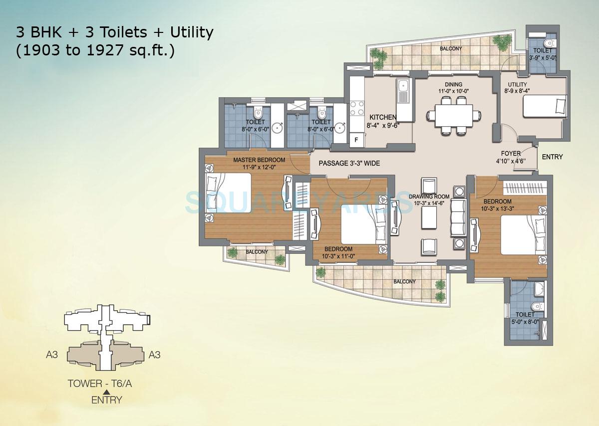 BPTP The Resort — floor plan 5