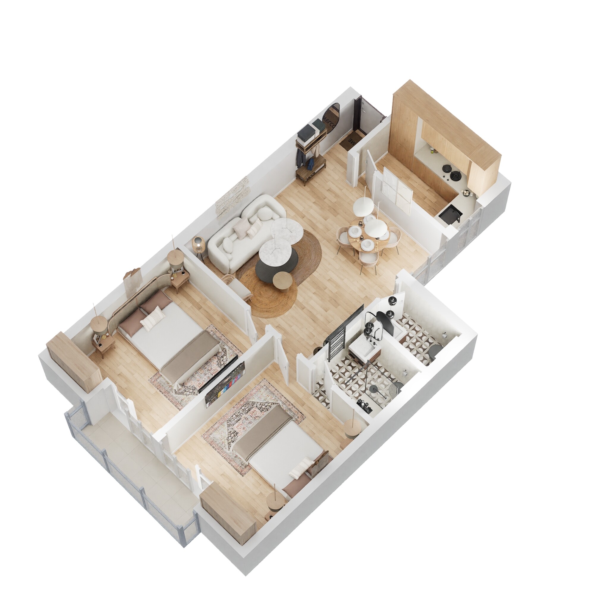 Omaxe New Heights — floor plan 2