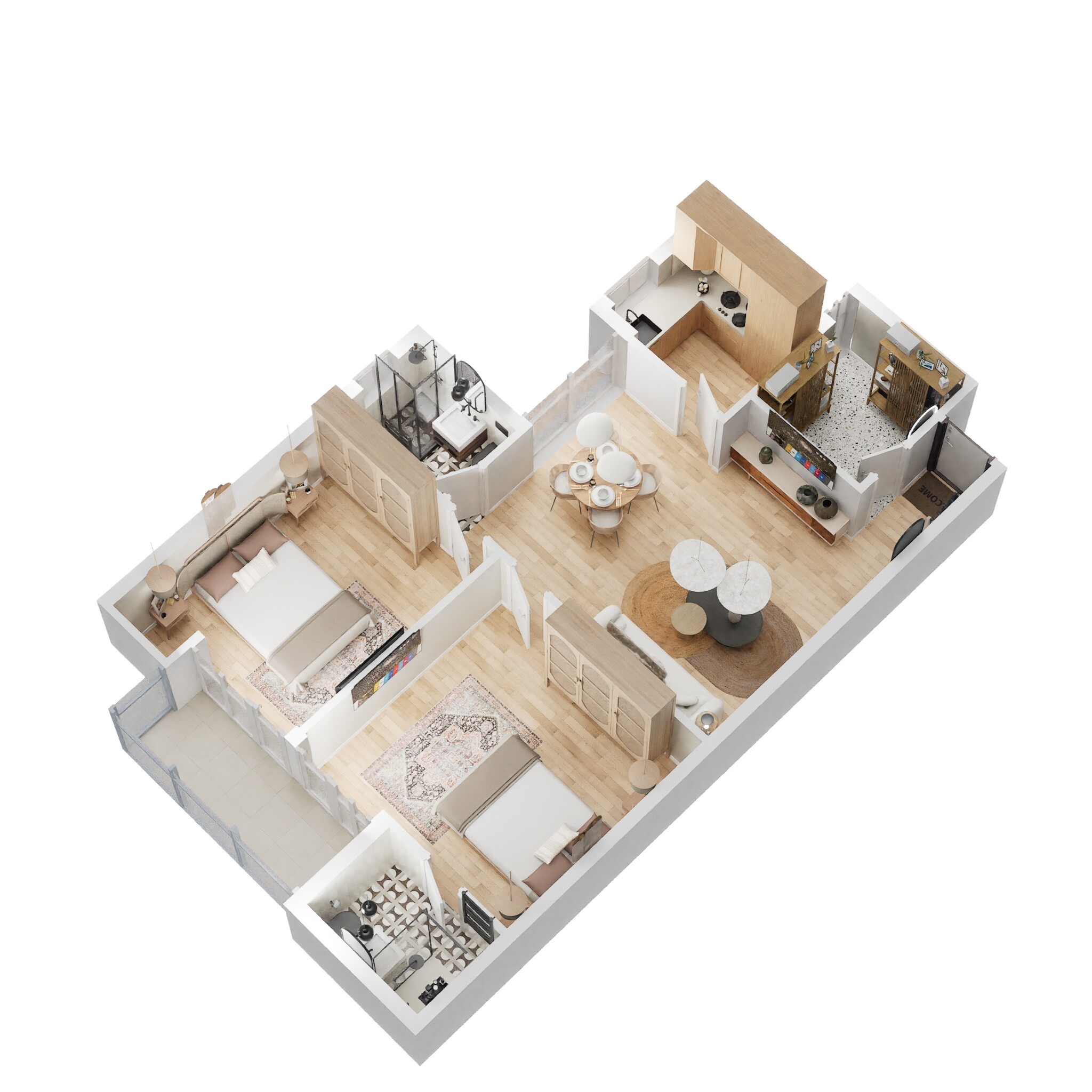 Omaxe New Heights — floor plan 4