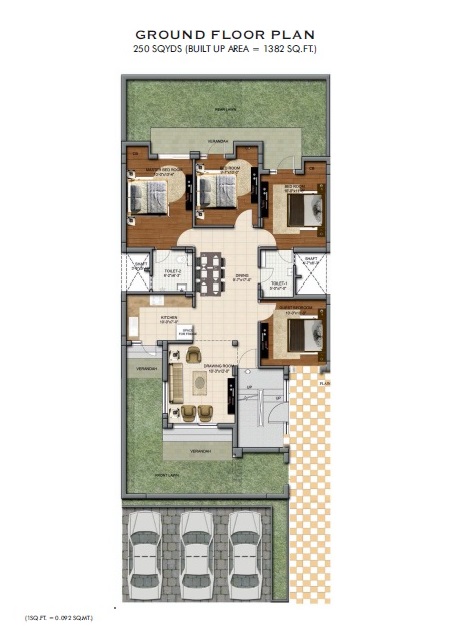 BPTP Parkland Pride — floor plan 3