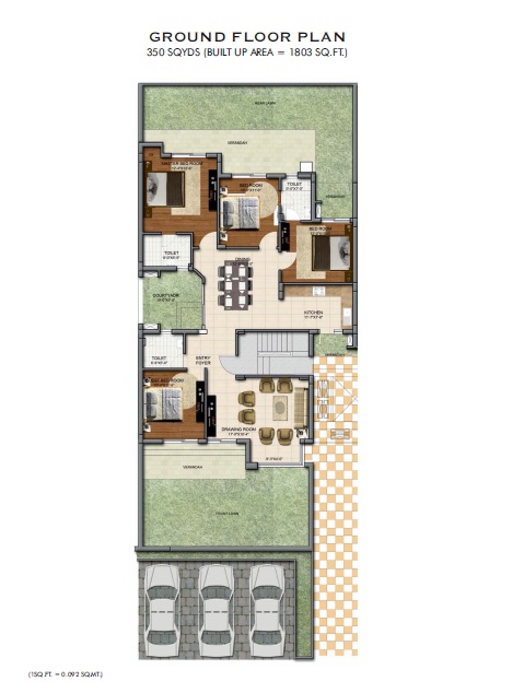 BPTP Parkland Pride — floor plan 4