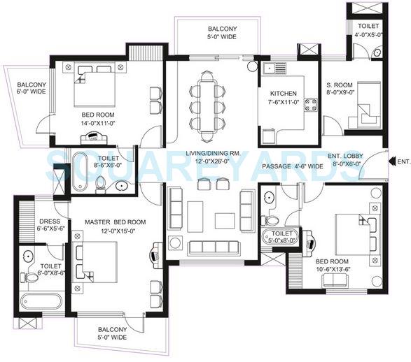 Omaxe Hills — floor plan 5