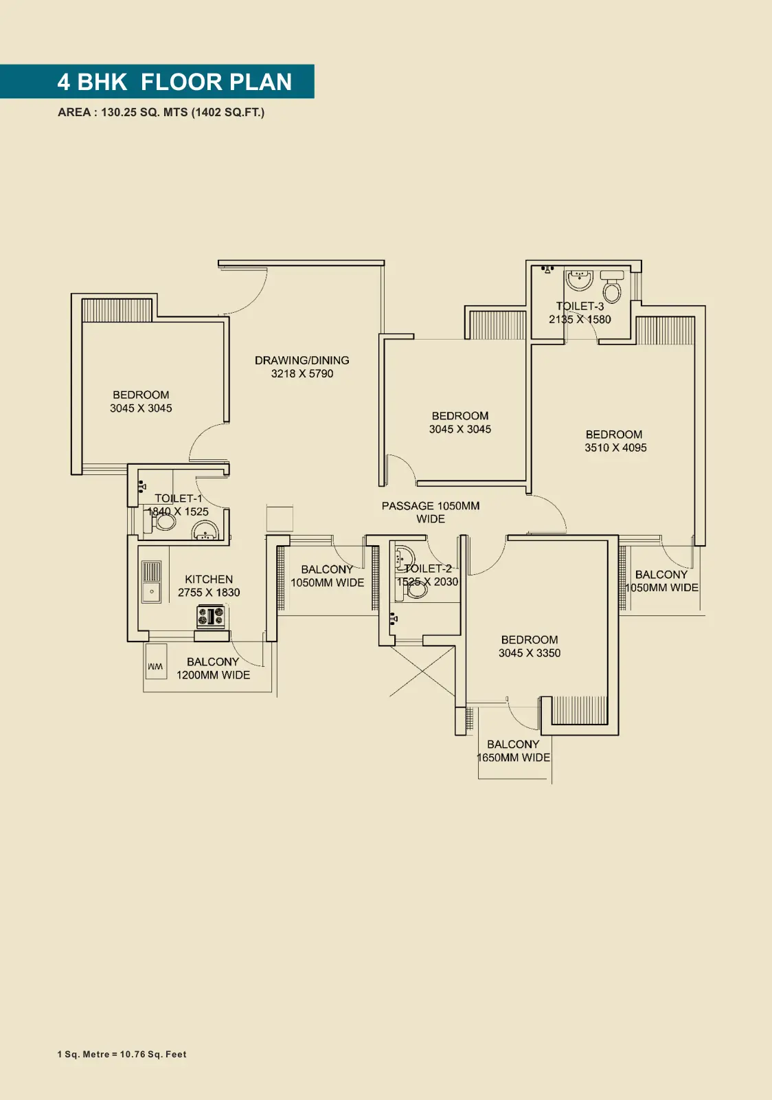 BPTP Park Elite Premium — floor plan 2