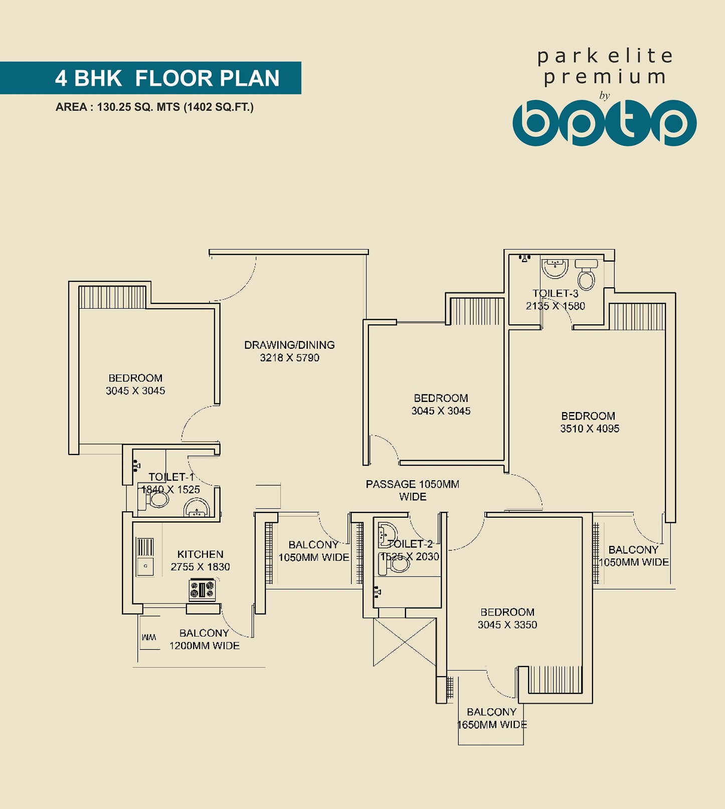 BPTP Park Elite Premium — floor plan 9