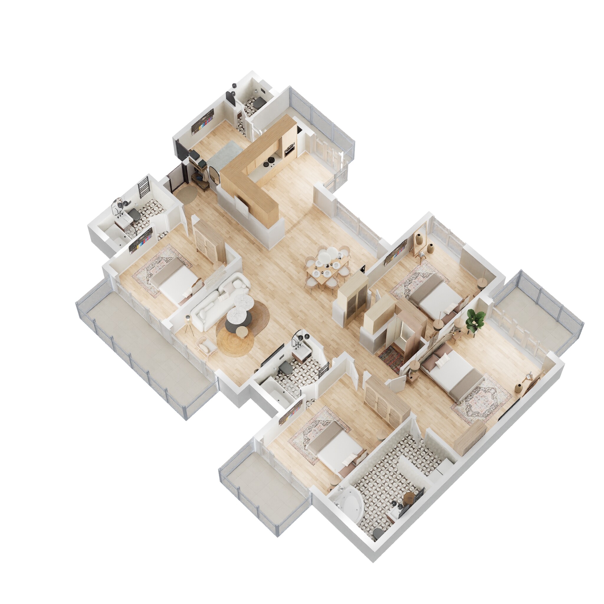 Omaxe The Forest Spa — floor plan 2