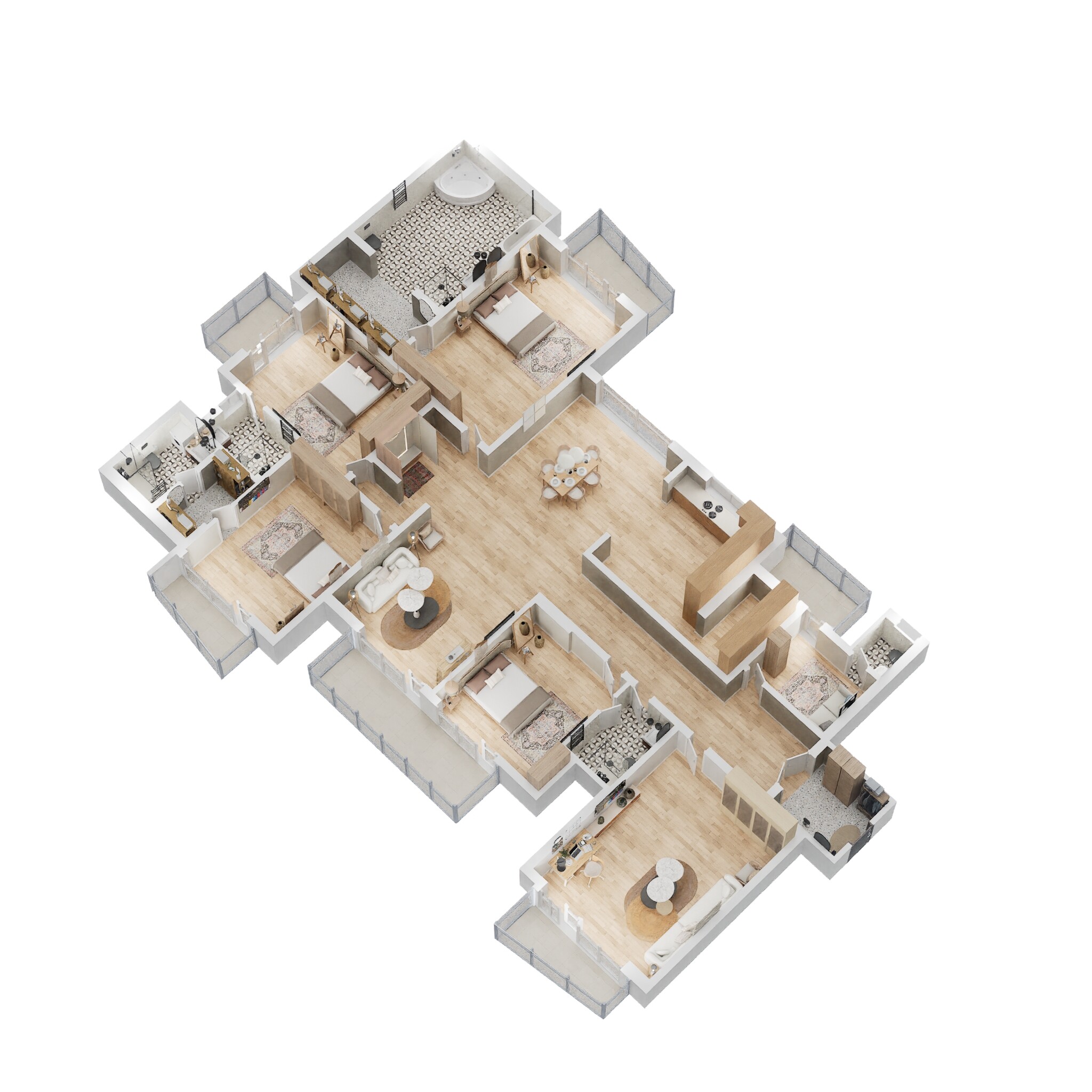 Omaxe The Forest Spa — floor plan 4