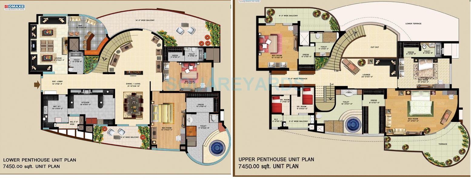 Omaxe The Forest Spa — floor plan 6