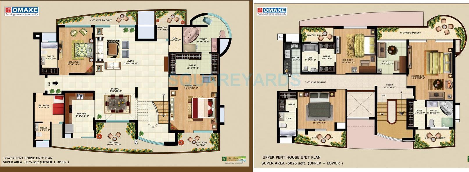 Omaxe The Forest Spa — floor plan 7