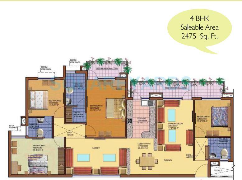 SRS Royal Hills Phase 2 — floor plan 2