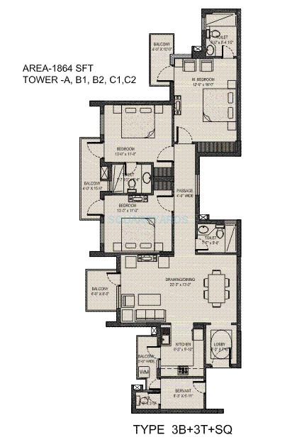 Umang Summer Palms — floor plan 2