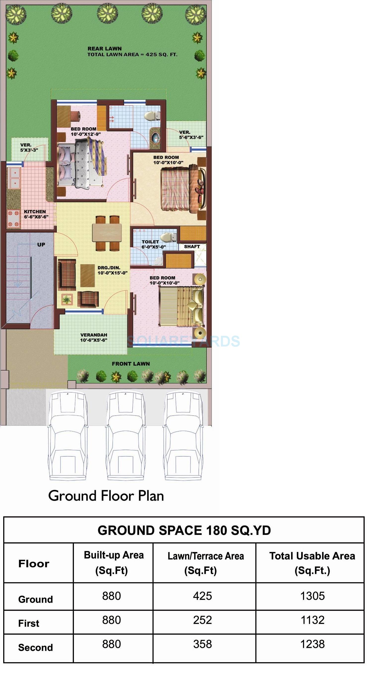 SRS Pearl Floors — floor plan 1