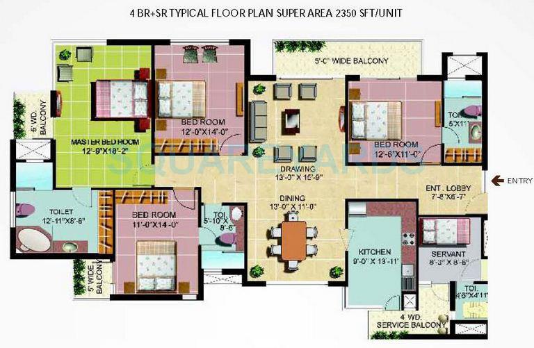 Omaxe Heights — floor plan 5