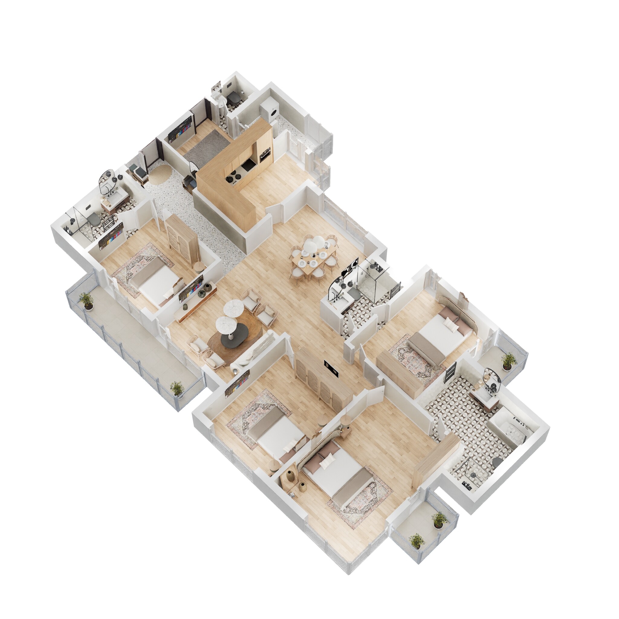 Omaxe Heights — floor plan 6